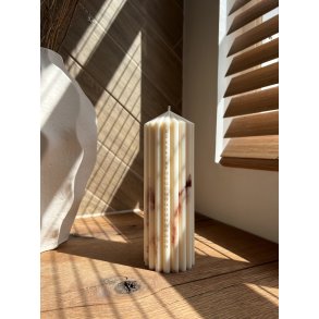 Kalenderlys | Colorful Marmor