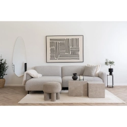 Salvador Loungesofa Venstrevendt - Lysegr