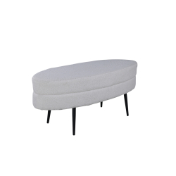 OTTO Puff I Hvid Boucle