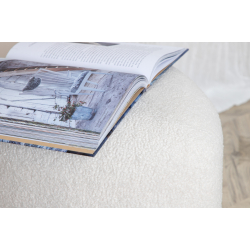 PEG Puff i Hvid Boulce