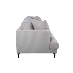 Sofia 3 pers - Beige Fljlsstof sofa