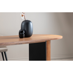 BIANCA Ovalt Spisebord 75 X 200 X 90 Valnd