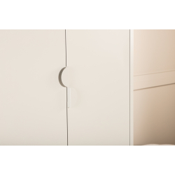 Garderobeskab i Beige Stl 