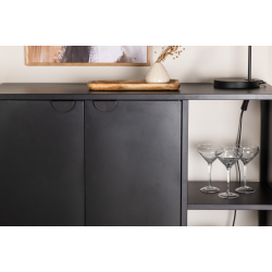 Piring Stl Kommode i Sort 