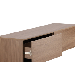 Kommode i Valnddefarven - 160cm 