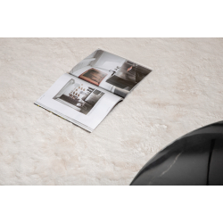 Gulvtppe Nina i Hvid/Beige - 200x300