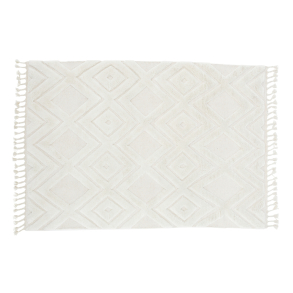 Gulvtppe i Uld - Cremehvid 230X160cm 