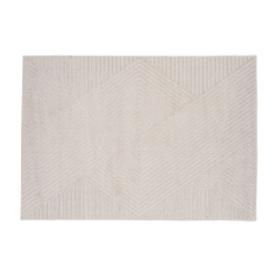 Gulvtppe Aron i Beige/Hvid - 160x230cm