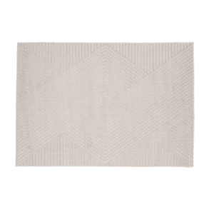 Gulvtppe Aron i Beige/Hvid - 160x230cm