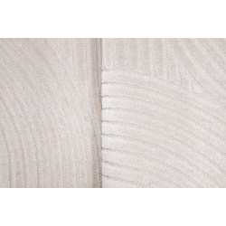 Vince Oval Gulvtppe i Cremehvid- 160 x 230 cm