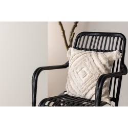 Jasmine Pude i Off-White - 45x45 cm 