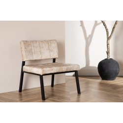 Monett Lounge stol - Beige