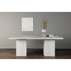 Olga Spisebord i Hvidpoleret MDF