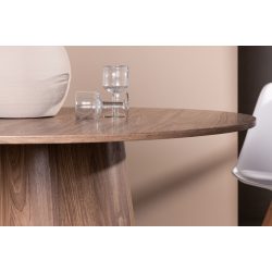 Lanzo Rundt Spisebord i 120 - Brun 