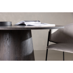 Lanzo Rundt Spisebord 120 - Mocca