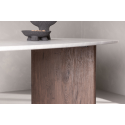 GR&Ouml;NVIK Ovalt Bord 90 X 180 Lysegr