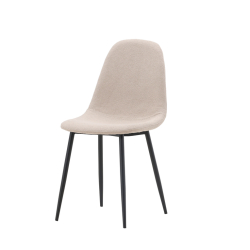 Boucle Spisebordstole i Beige - 2 STK 