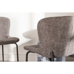 Modesto Spisebordsstole - Grey / Smoked Black Boucle 2 stk