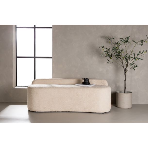 Pocatello 2-pers. Sofa - Hvid Boucl 