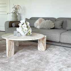 Gulvtppe Luksuris Undra i Beige - 300x200cm