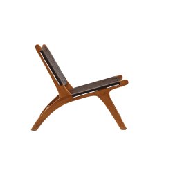 Rike  Loungestol - Brun flet