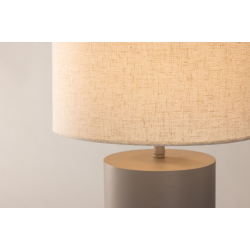 Vind Gulvlampe Incl skrm - Gr/Beige 