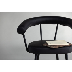 V&Auml;STERS X JOSEFIN LUSTIG Spisebordsstol 2-STK Sort