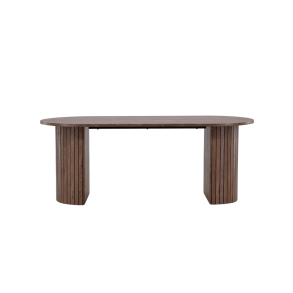 H&Auml;R&Ouml;N Ovalt Spisebord 90 X 200 Mocca
