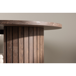 H&Auml;R&Ouml;N Ovalt Spisebord 90 X 200 Mocca