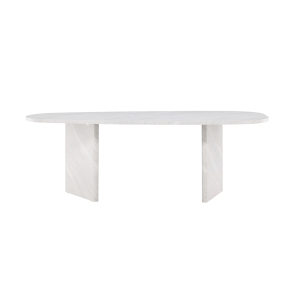 GRÖNVIK Ovalt Bord 100 X 220 Beton farve