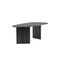 GR&Ouml;NVIK Ovalt Bord 100 X 220 Sort