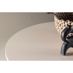 Olivia Rundt Spisebord i Beige - 110 