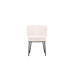 AGNES Spisebordsstole 2-STK I Hvid Boucle 