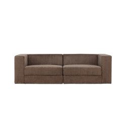 LUMI 3 Personers Sofa Brun