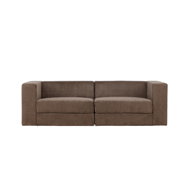 LUMI 3 Personers Sofa Brun