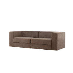 LUMI 3 Personers Sofa Brun