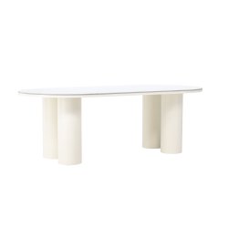 Havstenssund Spisebord 220*110*75, Cremehvid