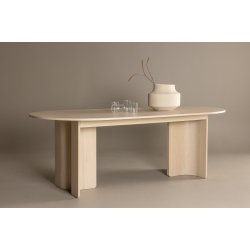 Tyres Ovalt spisebord 220 x 100 x 75 