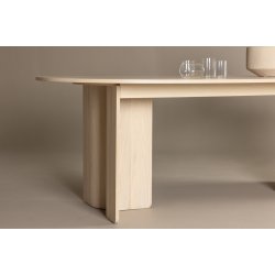 Tyres Ovalt spisebord 220 x 100 x 75 