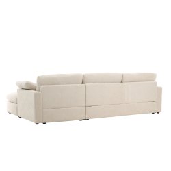 Amalfi Hjre/Venstre Chaiselong Sofa - Beige