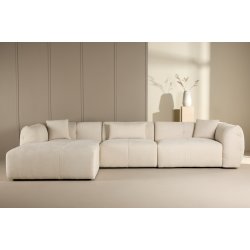 Positano Venstre Chaiselong Sofa - Beige