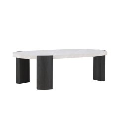 Kres Sofabord 125 x 70,5 Beige &amp; Sort