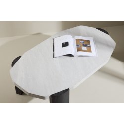 Kres Sofabord 125 x 70,5 Beige &amp; Sort