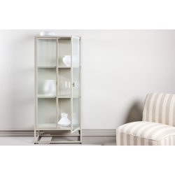Vitrineskab 40 x 160 x 70 Beige