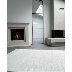 Gulvtppe Nina i Hvid/Beige - 200x300