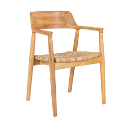 Suni Spisebordsstol i Natur Tr 2 STK (FORUDBESTILLING)