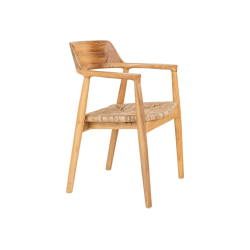 Suni Spisebordsstol i Natur Tr 2 STK (FORUDBESTILLING)