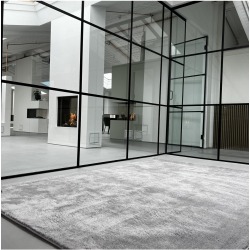 Gulvtppe Luksuris  Undra i Lysegr - 300x200cm 