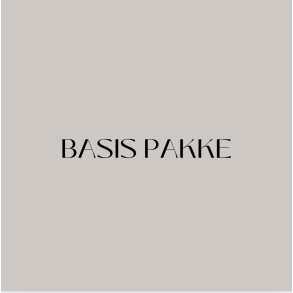 Basis Pakke - PDF med farveforslag, mbelplacering og shopping links (Et rum)