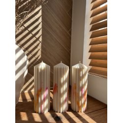 Kalenderlys | Colorful Marmor